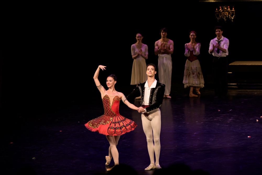Maria Baranova a David Motta Soares na Bubeníček International Ballet Gala (foto Serghei Gherciu)