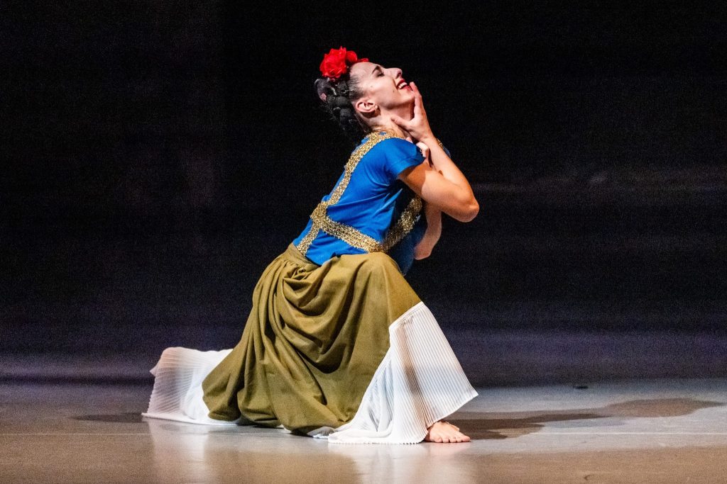 Marika Mikanová: Frida, Divadlo F. X. Šaldy, Šaldovo divadlo, Liberec – Nuria Cazorla García (foto Daniel Dančevský)