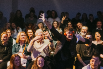 Mates Petrák: Rumble, 11. dubna 2026, Žižkostel, Praha (foto Dagmar Malinová)