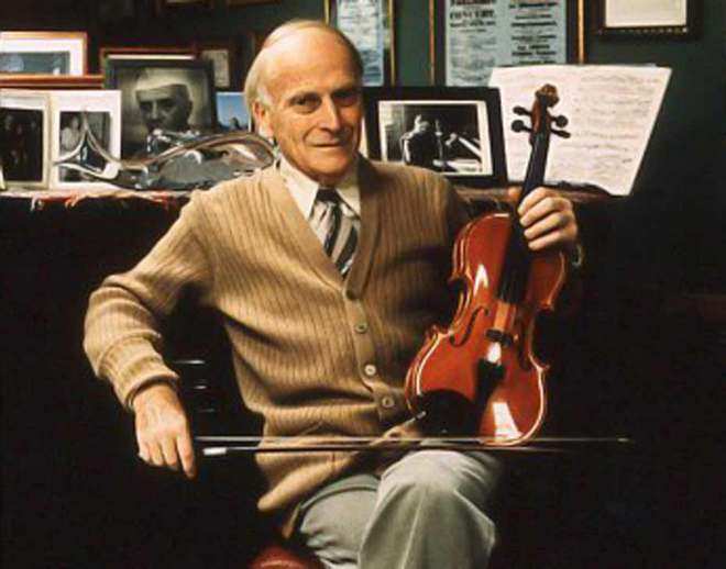 program z koncertu Yehudi Menuhina s Českou filharmonií v únoru 1997 (foto archiv autora)