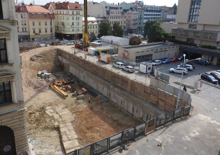 Místo, kde by v Brně měl stát nový koncertní sál (zdroj Sál který neexistuje)