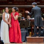 Nadine Sierra, Pretty Yende , Giacomo Sagripanti, PKF – Prague Philharmonia, 1. března 2023 (foto Petr Dyrc)