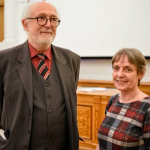 Olga Mojžíšová s Tomášem Bernhardtem a prapravnučkou Bedřicha Smetany Glorií Schwarzovou, (Zdroj: Alena Reichová, Muzeum B. Smetany)