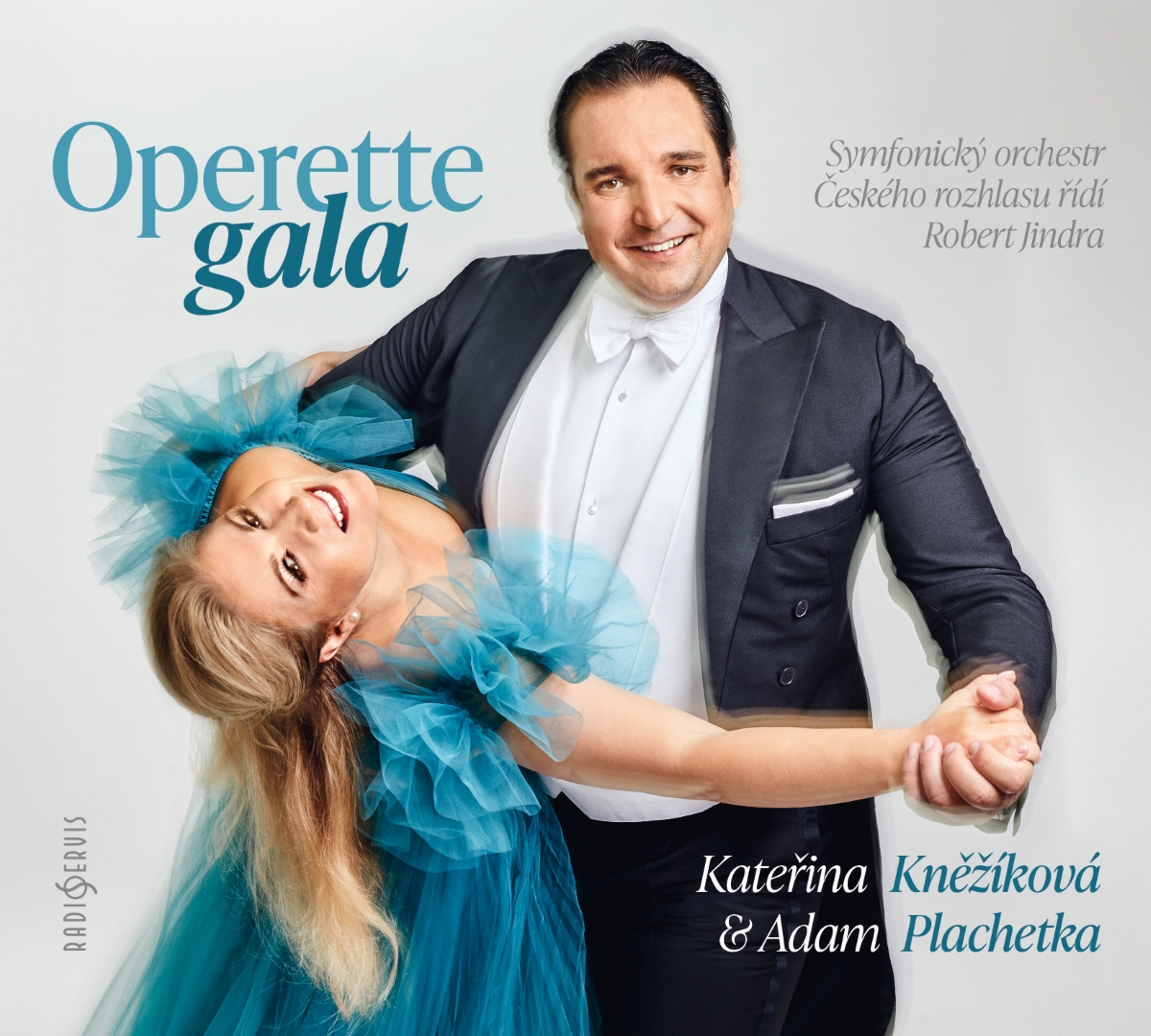 Kateřina Kněžíková, Adam Plachetka: Operette Gala, přebal CD (zdroj Radioservis)