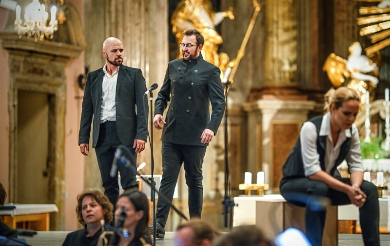   Aco Bišćević, Jiří Miroslav Procházka, David, Karl Ditters, Olomoucké barokní slavnosti 2021 (zdroj Olomoucké barokní slavnosti)