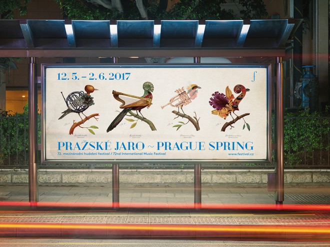 Pražské jaro 2017 - nový vizuál (foto © Pražské jaro, Dynamo Design Pražské jaro, Dynamo Design)