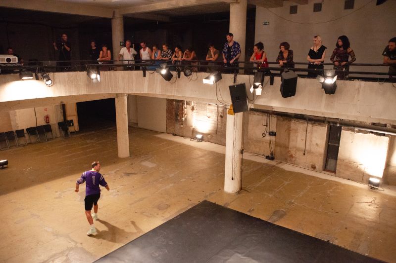 Prezentace v rámci Rezidencí s koučinkem Divadle X10 (foto archiv SE.S.TA)