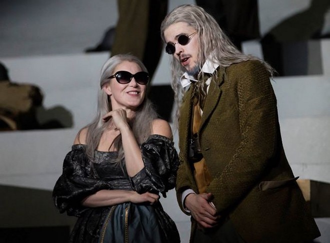 Richard Strauss: Capriccio - Maria Bengtsson (Die Gräfin) a Andrè Schuen (Der Graf) - Theater an der Wien 2016 (foto ©Herwig Prammer)