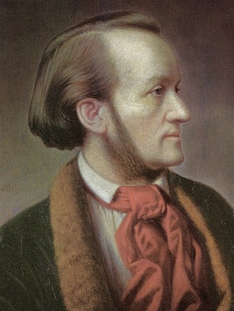 Richard Wagner (1862) - olejomalba Cäsar Willich (zdroj www.br.de)