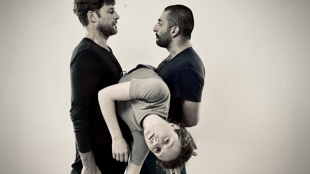 Roman Horák a Philipp Schenker: Mírotvůrci (fotografie ze zkoušek, zdroj kolektiv Das Thema)