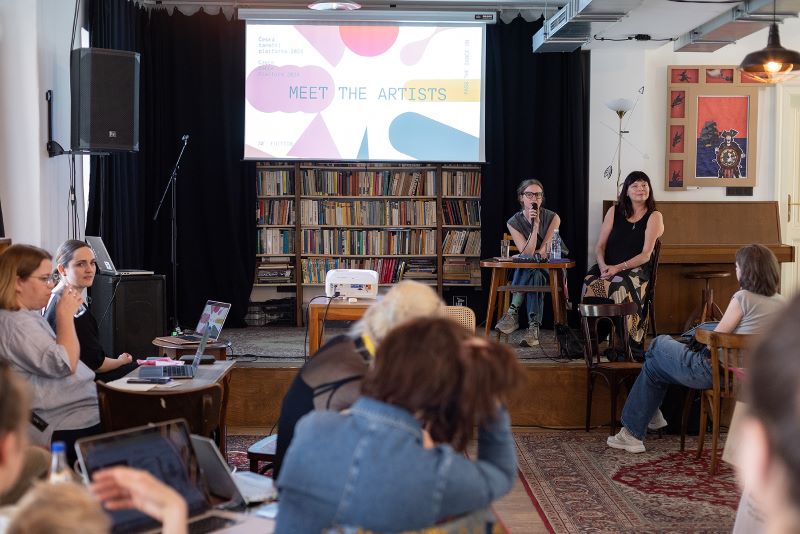 Setkání Meet the Artists (foto Adéla Vosičková, ČTP 2024)