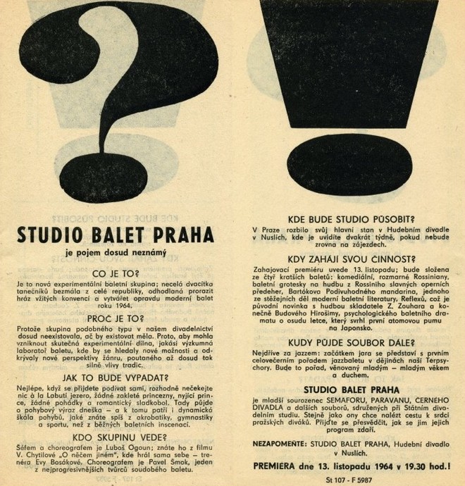 Studio Balet Praha (zdroj prazskykomornibalet.cz)