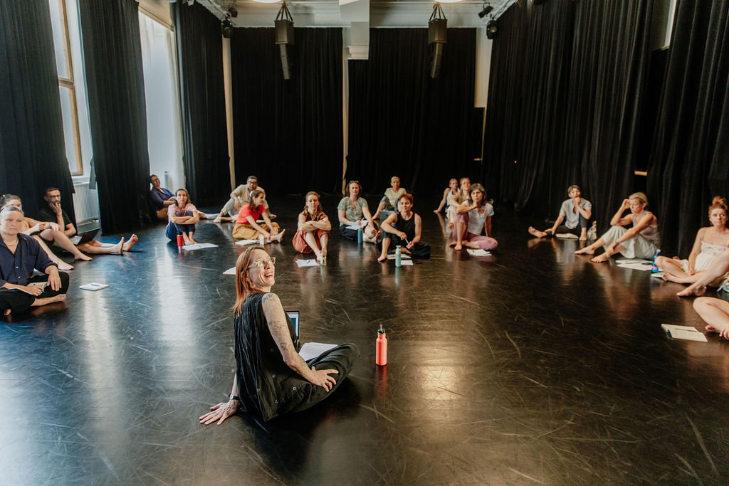 Sympozium Inner Speech as a Stage Gesture in Instant Composition, HAMU, Praha (foto Tereza Jakoubková)