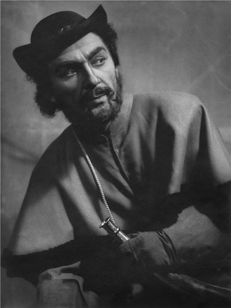 R.Wagner: Tannhäuser - Jaroslav Horáček (Reinmar) - ND Praha 1955 (foto Jaromír Svoboda)