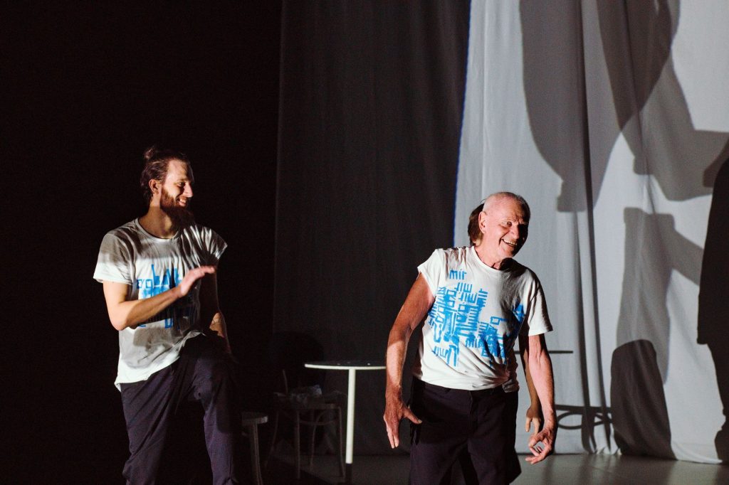 Tereza Lepoldová, Lukáš Lepold: Vladimír, Industra, Brno – Michael Samuel Blaško a Vladimír Kloubek (foto Ondřej Sojka)