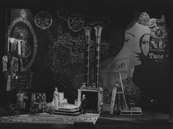 L.Janáček: Věc Makropulos - Gita Abrahamová (Emilia Marty), Jaroslav Souček (Jaroslav Prus) - SD Brno 1978 (foto Rafael Sedláček)