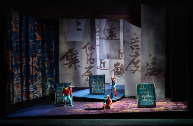 Návrh scény pro operu Turandot ve Wiener Staatsoper (foto Marco Arturo Marelli)
