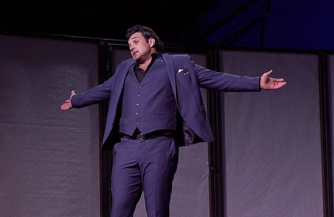 Wolfgang Amadeus Mozart: Don Giovanni – Adam Plachetka (Don Giovanni) Hudební festival Znojmo 2016 (foto FB HFZ 2016)