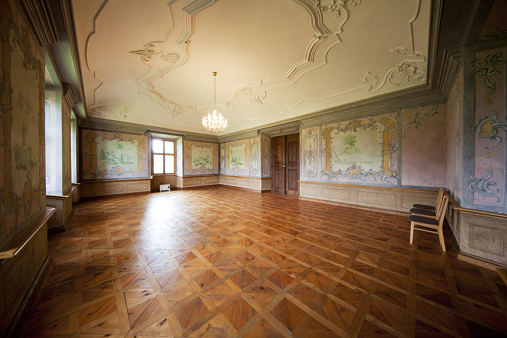 Zámek Žďár – freskový sál (foto archiv SE.S.TA)