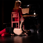 Eliška Benešová, Radka Hanáková a Art Babayants: Gould-bergovy variace, divadlo Inspirace (foto Karolína Šnajdrová)