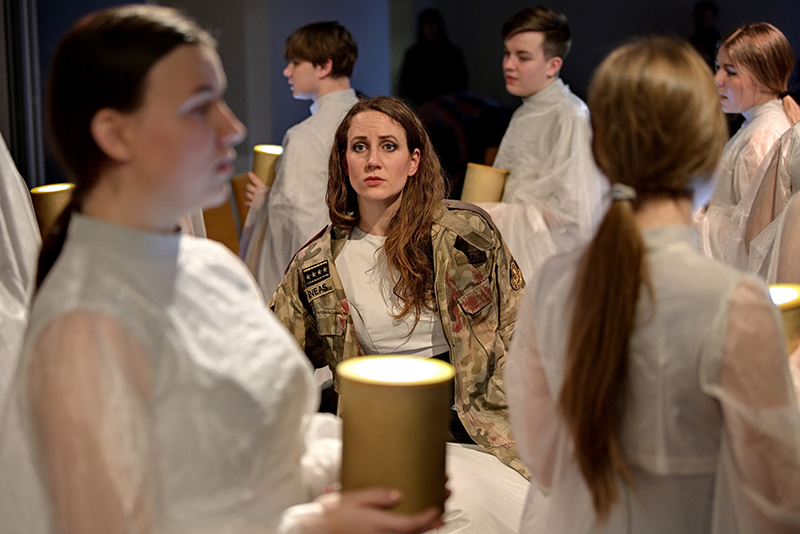 Henry Purcell: Dido a Aeneas – Dominika Škrabalová, Operní studio NDM (foto Martin Popelář)