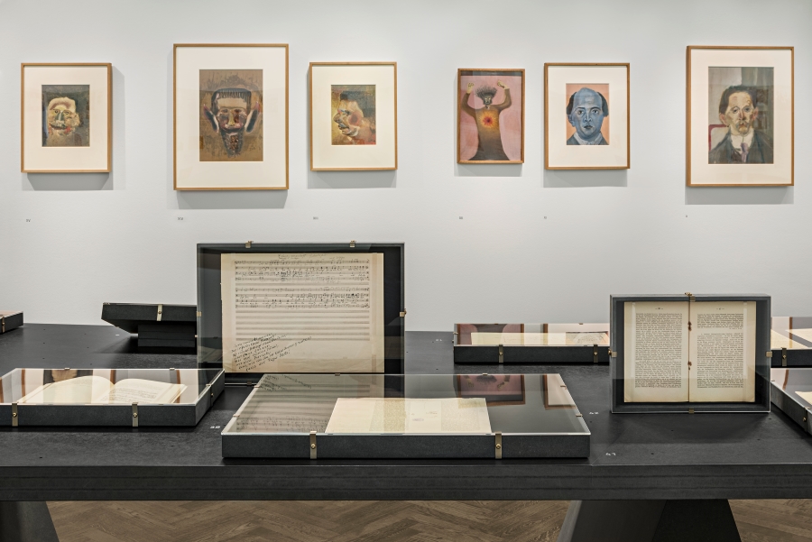 Výstava „Arnold Schönberg & Karl Kraus“, Arnold Schönberg Center (zdroj Arnold Schönberg Center, foto Hertha Hurnaus)