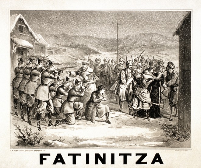 Franz von Suppé: Fatinitza - kresba Henry Atwell Thomas (zdroj en.wikipedia.org)