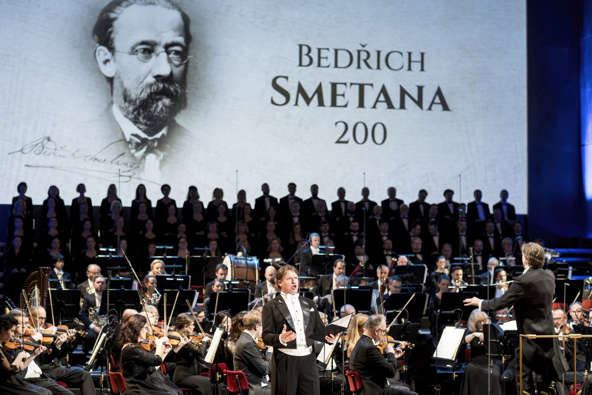 Smetana Gala: Aleš Briscein, Orchestr Národního divadla, Sbor Národního divadla, 2. března 2024, Praha, Národní divadlo (Národní divadlo, foto Vojtěch Brtnický)