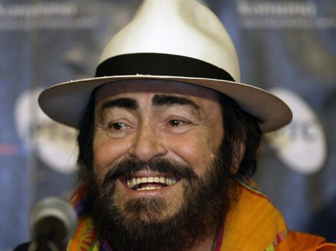 Luciano Pavarotti (foto Srdjan Ilic/AP)