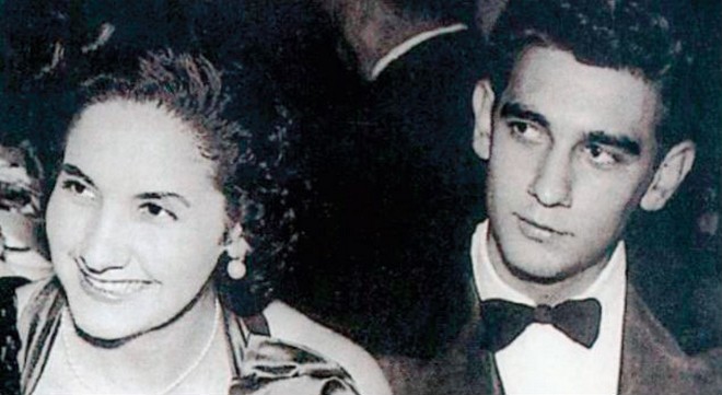 Marta Ornelas a Plácido Domingo (foto archiv)