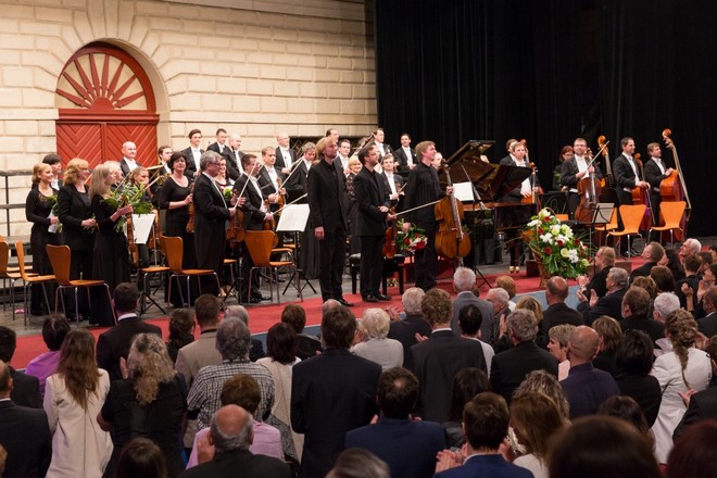 Smetanova Litomyšl 2016: Slavnostní zahajovací koncert - Zámecké nádvoří Litomyšl 2016 (foto Smetanova Litomyšl)
