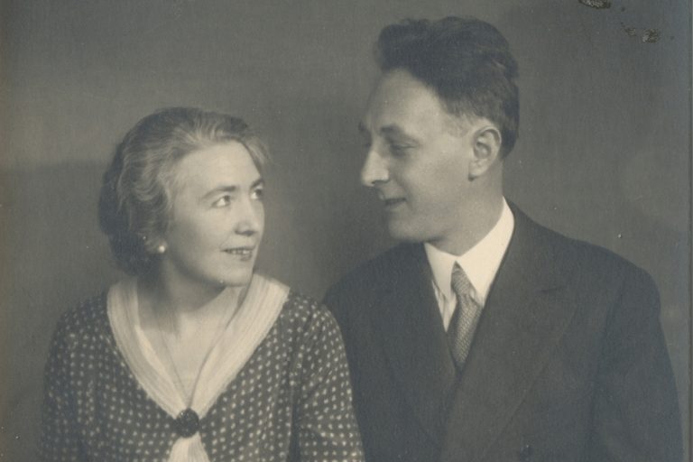 Bohuslav Martinů, svatební fotografie (foto Boris Lipnitzki, zdroj Centrum Bohuslava Martinů Polička)