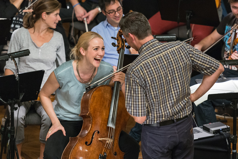 Pavel Šnajdr s Konstancí von Gutzeit - MHF Moravský podzim 2015 (foto MHF Moravský podzim)