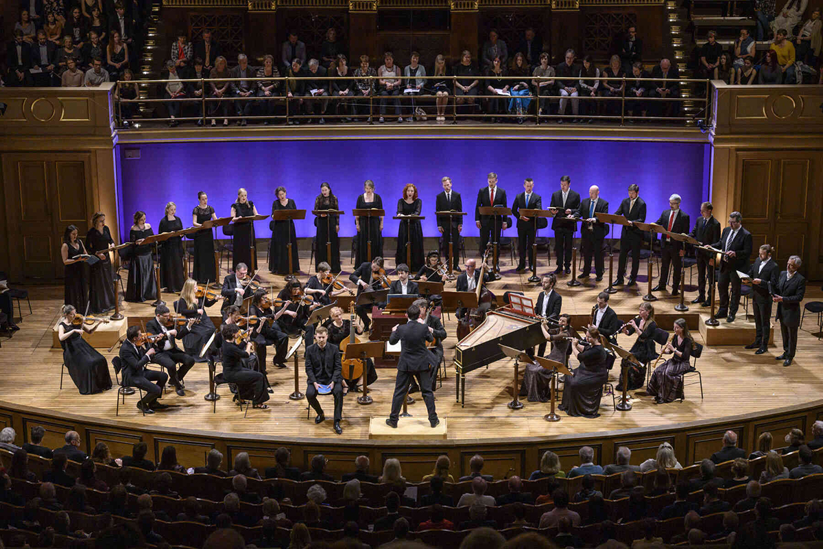 Václav Luks, Symfonický orchestr Českého rozhlasu a Collegium Vocale 1704 (foto Petra Hajská)