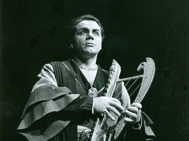 Richard Wagner: Tannhäuser - Jaroslav Hlubek (Tannhäuser) - Státní divadlo Ostrava 1972 (foto archiv NDM)