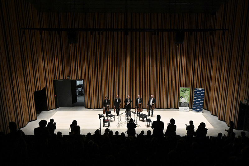 Svatováclavský hudební festival, 9. listopadu 2023, Komorní sál Fakulty umění Ostravské univerzity – Zemlinského kvarteto (foto Ivan Korč)