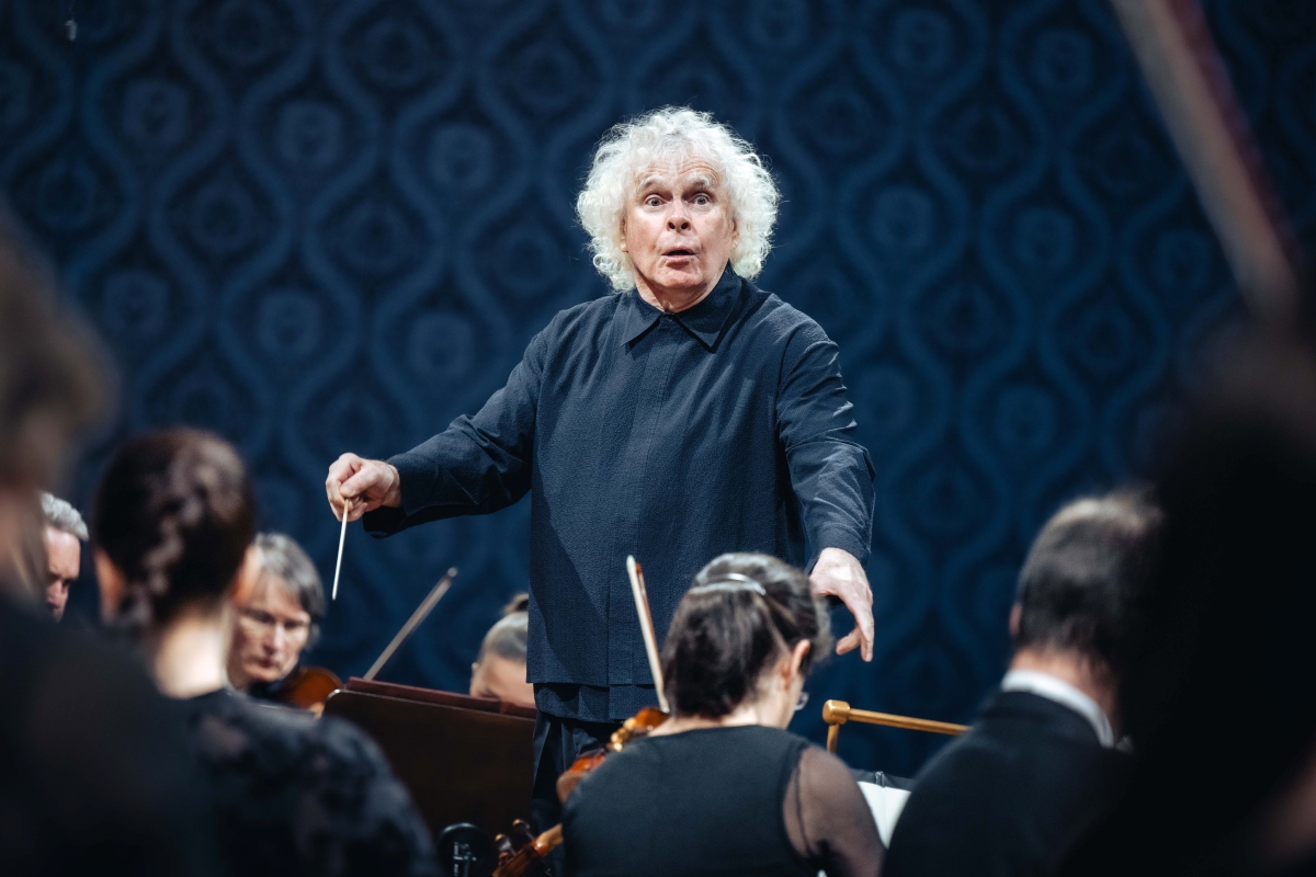 Sir Simon Rattle, Česká filharmonie, 29. ledna 2025, Rudolfinum, Praha (zdroj Česká filharmonie)