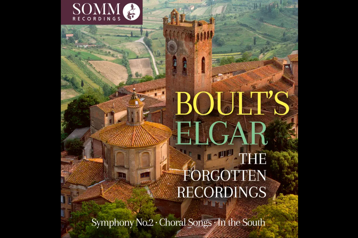 Přebal CD: Boult’s Elgar - The Forgotten Recordings (zdroj SOMM Recordings)