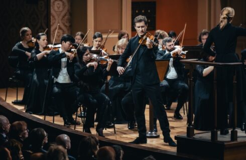 Josef Špaček, Gemma New, Prague Philharmonia, 16. února 2025, Rudolfinum, Praha (zdroj Prague Philharmonia, foto Petr Chodura)