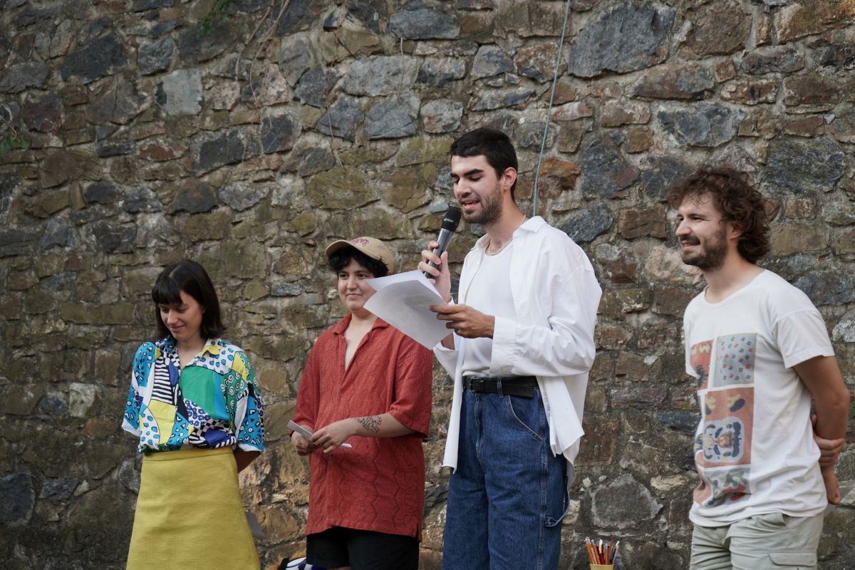 Kurátoři Studia ALTA Alica Minar, Orin Rodriguez, Roman Poliak a Tobiáš Nevřiva (foto Simona Rybová)