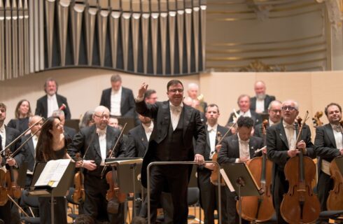 Slovenská filharmonie: Klusák Mahler Martinů, 7. února 2025, koncertní síň Slovenské filharmonie – Jaroslav Kyzlink a Slovenská filharmonie (foto Ján Lukáš)