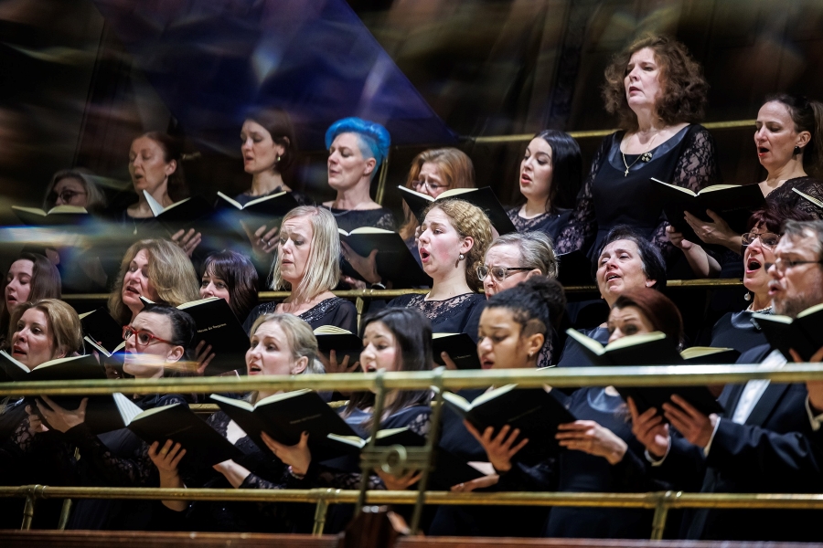 Pražský filharmonický sbor, 3. března 2025, Obecní dům, Praha (zdroj Symfonický orchestr Českého rozhlasu, foto Michal Fanta)