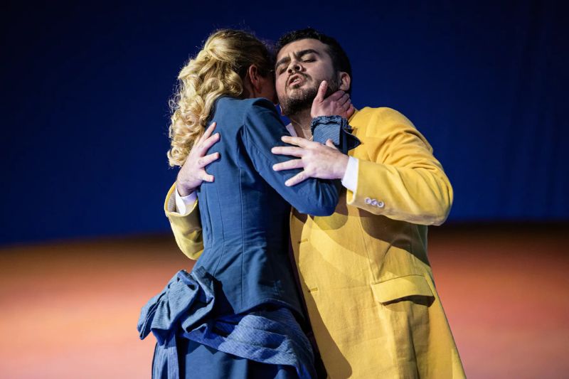 Jules Massenet: Werther, Národní divadlo – Arnheiður Eiríksdóttir, Alejandro Del Angel (foto: Pavel Hejný)