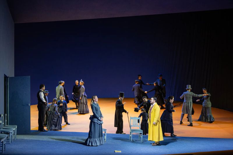 Jules Massenet: Werther, Národní divadlo – Arnheiður Eiríksdóttir, Alejandro Del Angel, Kühnův dětský sbor (foto: Pavel Hejný)