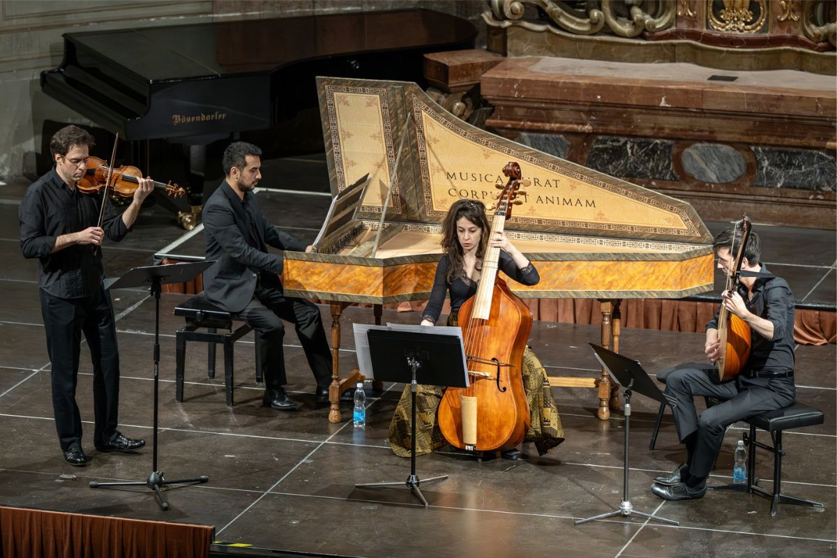 Ensemble Castelkorn & Biber, 11. března 2025, Kostel sv. Šimona a Judy, Praha 1 – Ensemble Castelkorn (foto Petr Dyrc)