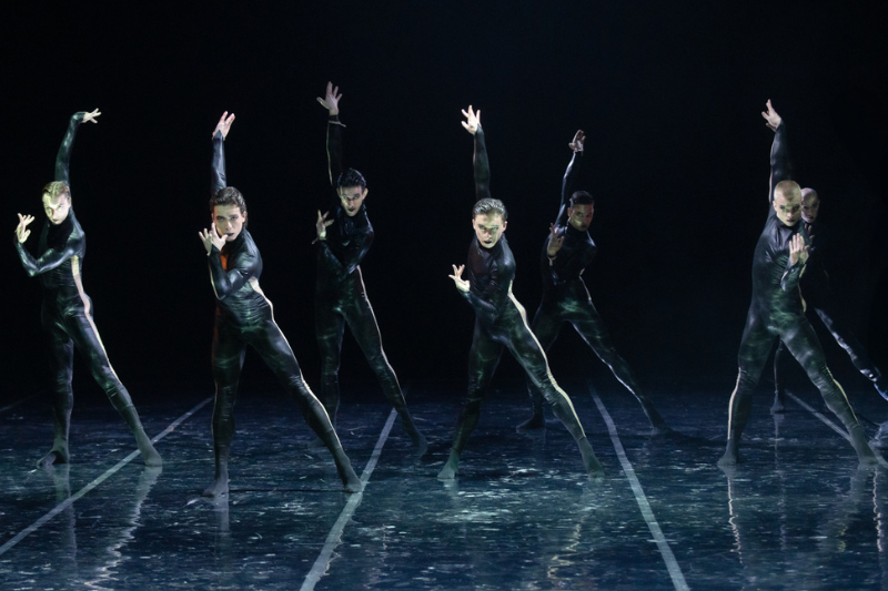 Německé requiem Divadlo J. K. Tyla Plzeň, Mátyás Sántha, Marius Mathieu, Gaëtan Pires, Simone Carosso, Miroslav Suda, Karel Roubíček, Karel Audy (foto Irena Štěrbová)