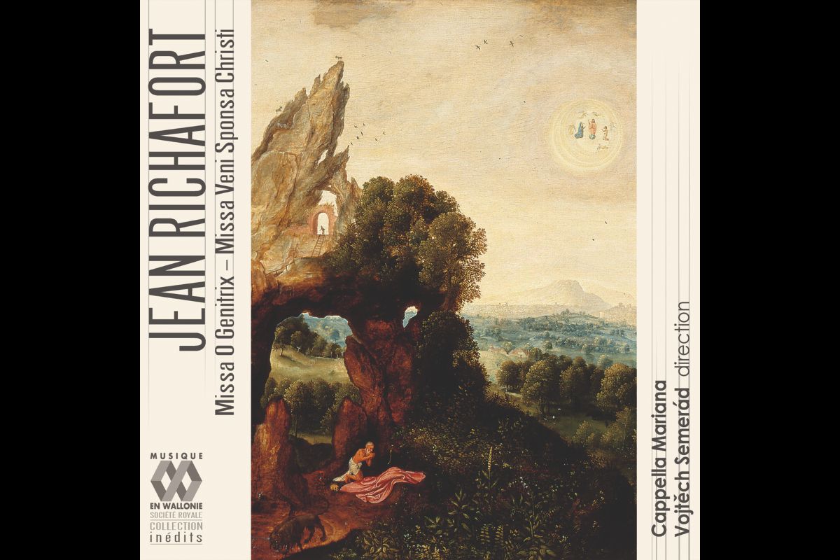 Přebal CD Jean Richafort (zdroj Musique en Wallonie)