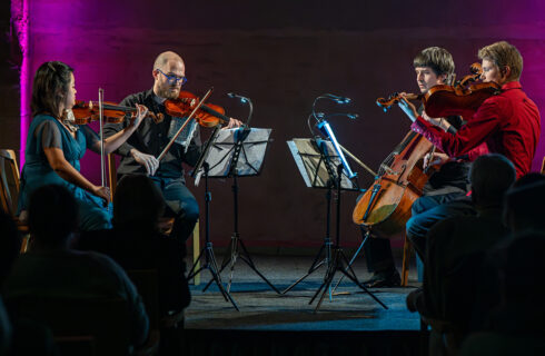 Dvořák – Americký kvartet, 6. března 2025, Klášter sv. Anežky České, Praha – V4 String Quartet (foto Petr Dyrc)