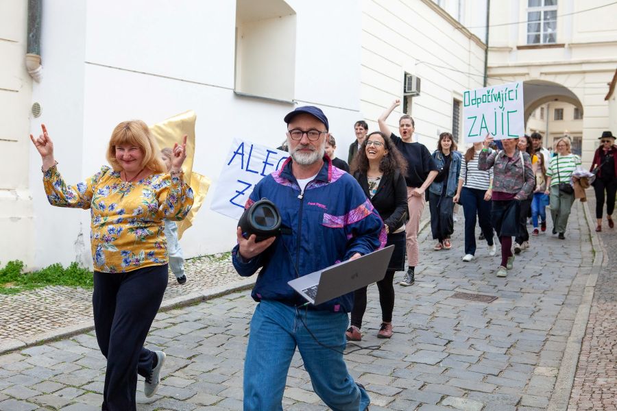 Tanec v galerii – A Fancy (Alban Richard, foto Julie Stehnová)