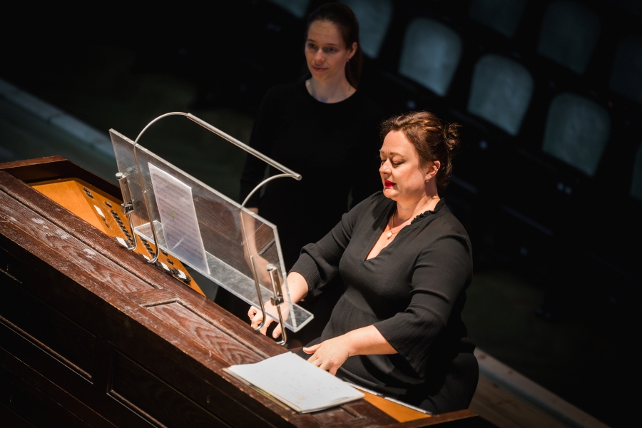 Monika Melcová, 12. dubna 2025, Obecní dům, Smetanova síň, Praha (zdroj Symfonický orchestr hl. m. Prahy FOK)